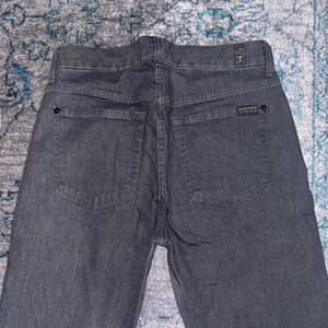 7 For All Mankind Women's Gray Skinny Jeans